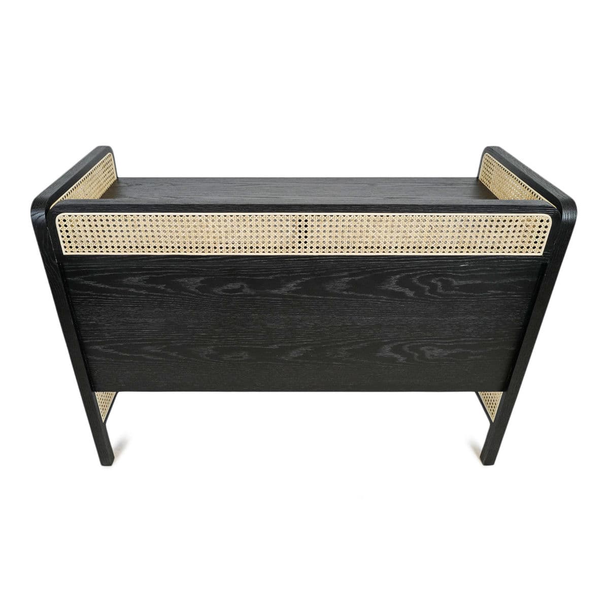 Modern Black & Cane Desk - Thumbnail 8