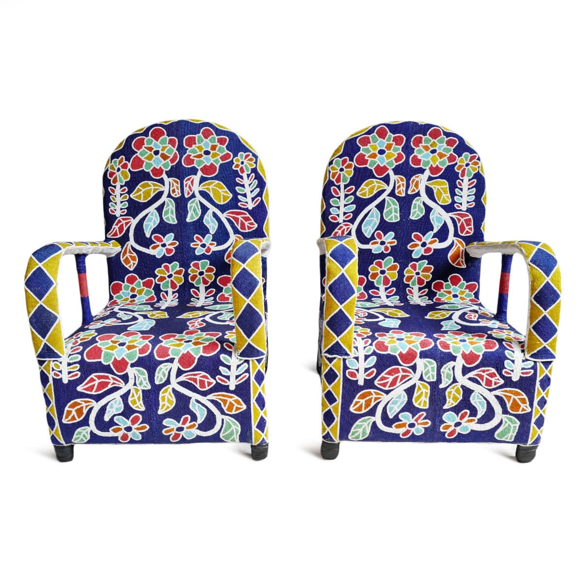 Yoruba Beaded Chair - Thumbnail 8