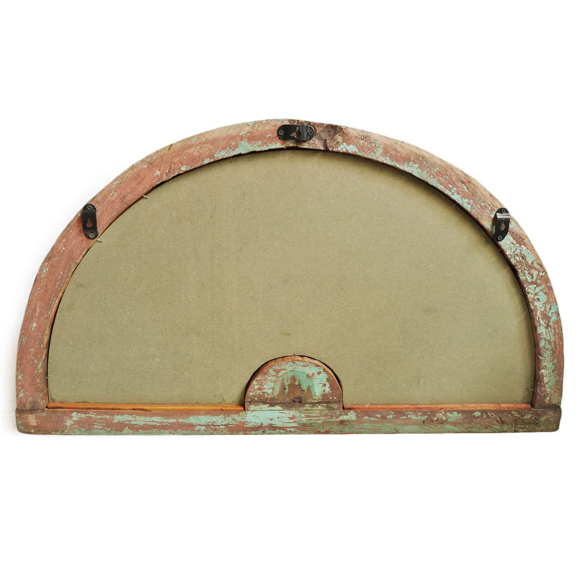 Antique Wood Painted Transom Mirror - Thumbnail 8