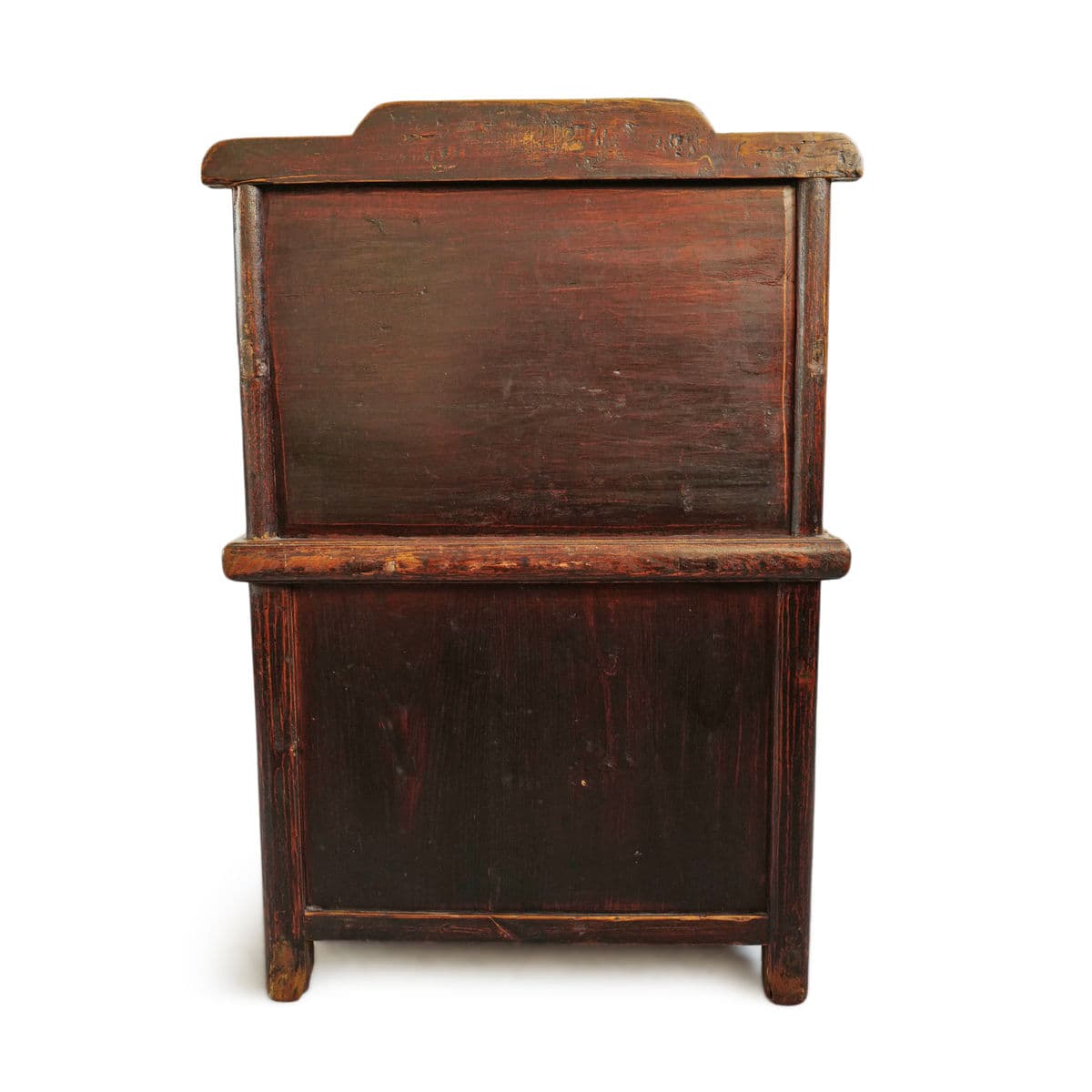 Antique Chinese Trunk Box Arm Chair - Thumbnail 8