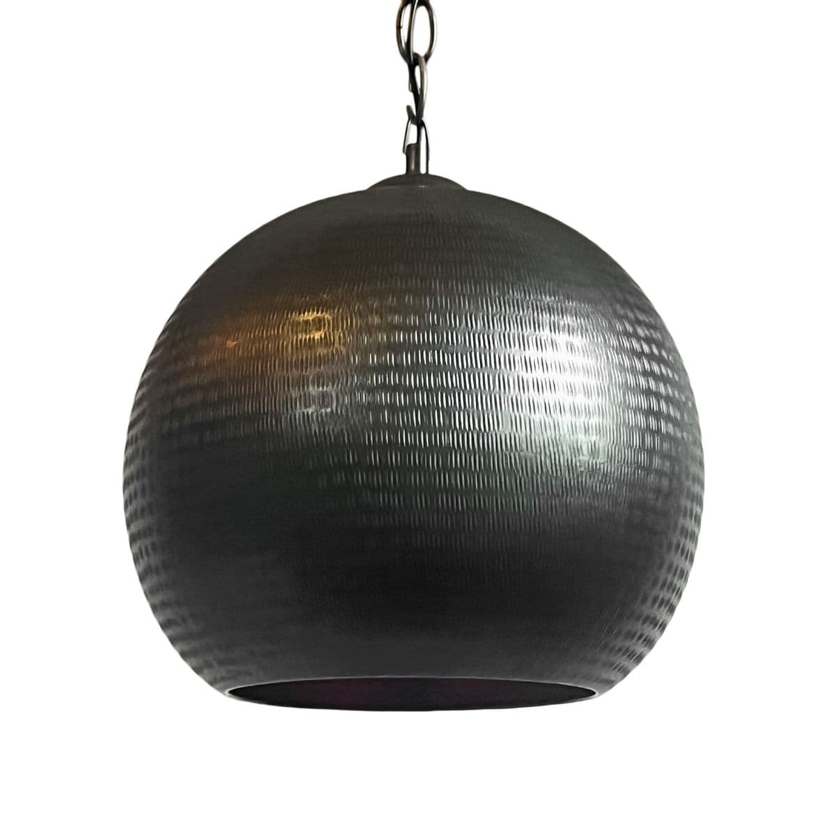Copper Hammered Bronze Dome Pendant Light - Thumbnail 8