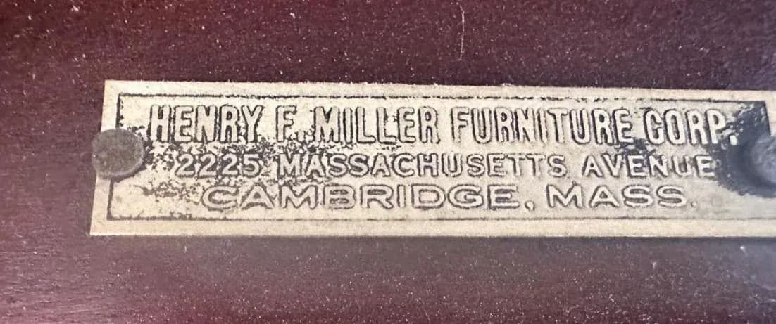 Antique English Style Mahogany Gate Leg Table - Made in Cambridge, Massachusetts Early 20th Century - Thumbnail 8