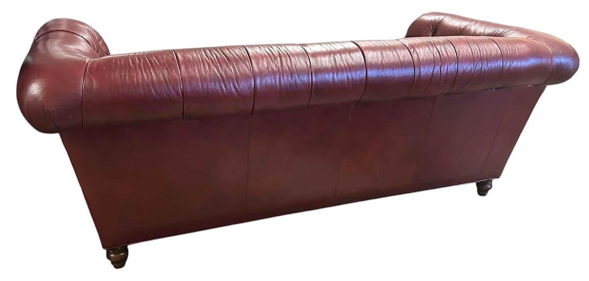 Leather Chesterfield 'Westchester' 89" Sofa Made in North Carolina by Lexington Furniture in 2020 - Thumbnail 8