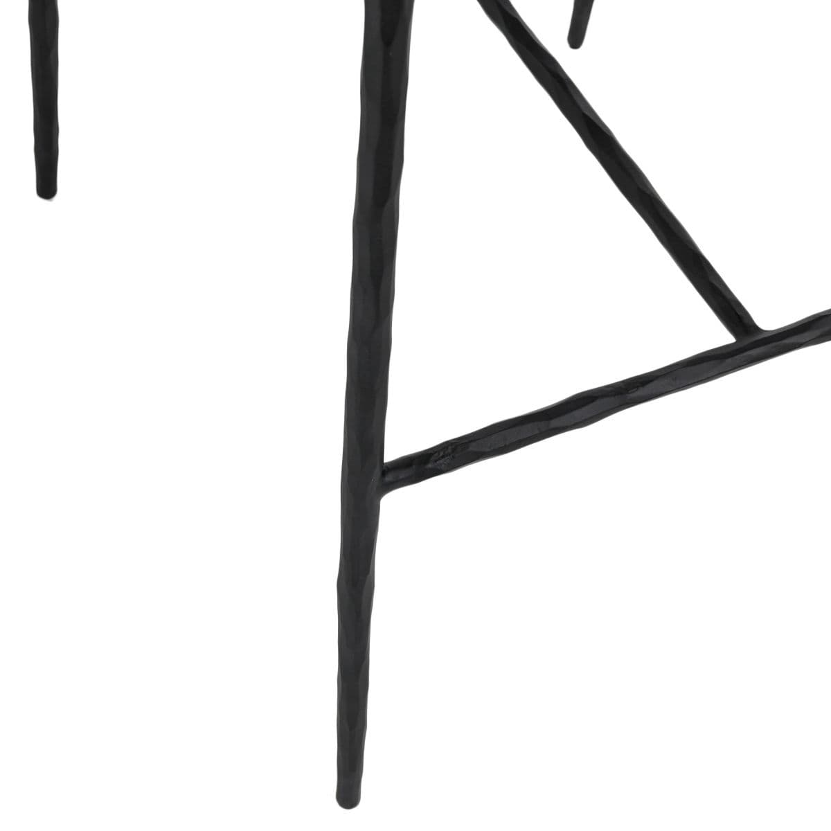 Coffee Brown Leather Bar Stool - Thumbnail 8