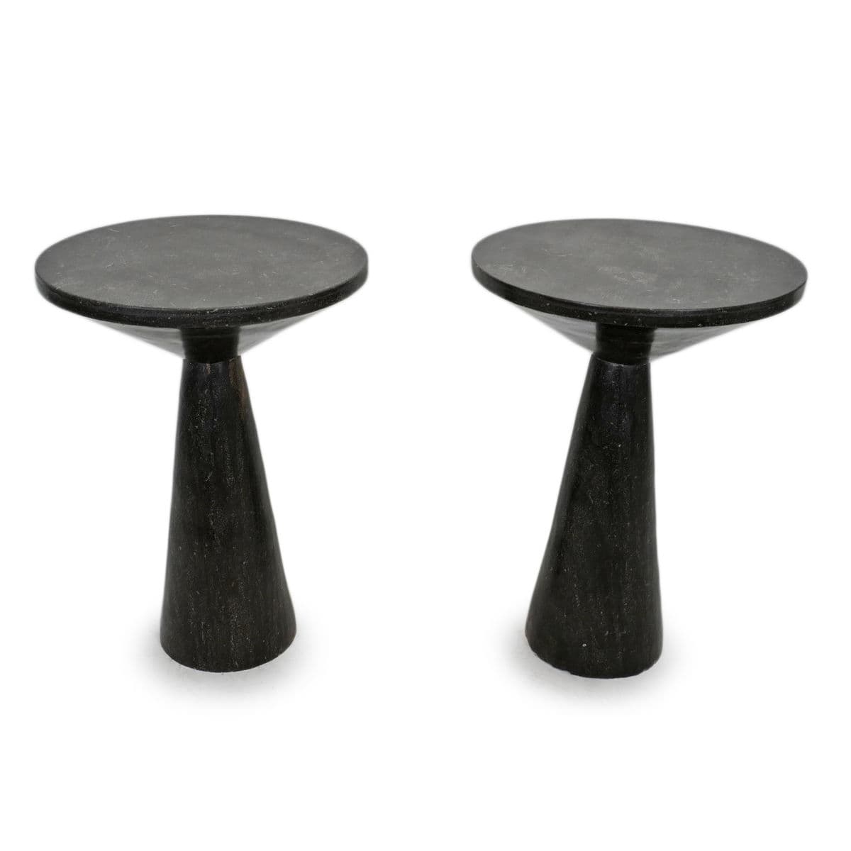 Charcoal Bluestone Cone Side Table Large - Thumbnail 8