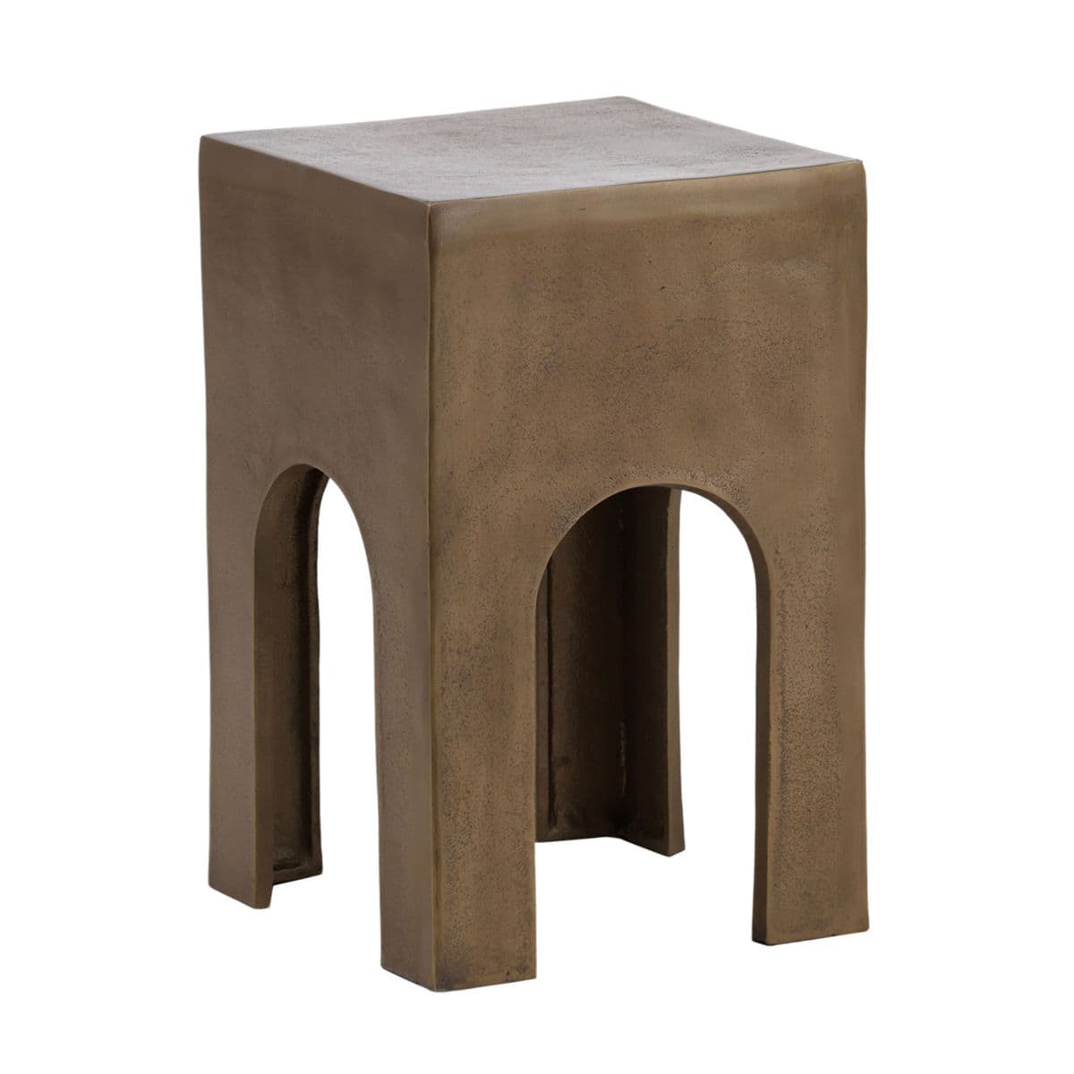 Brass Finish Arch Side Table - Thumbnail 8