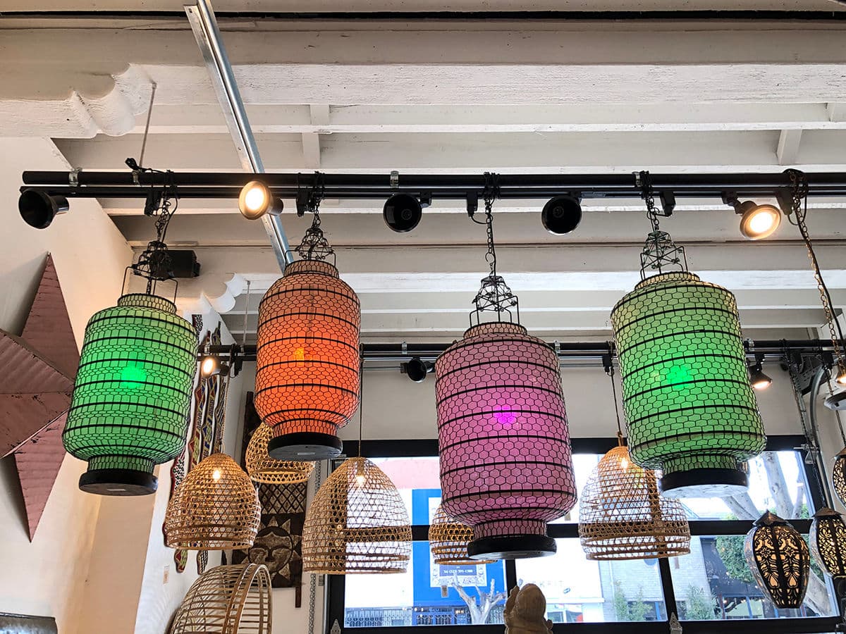 Cylinder Heibe Wire Lantern Large - Thumbnail 8