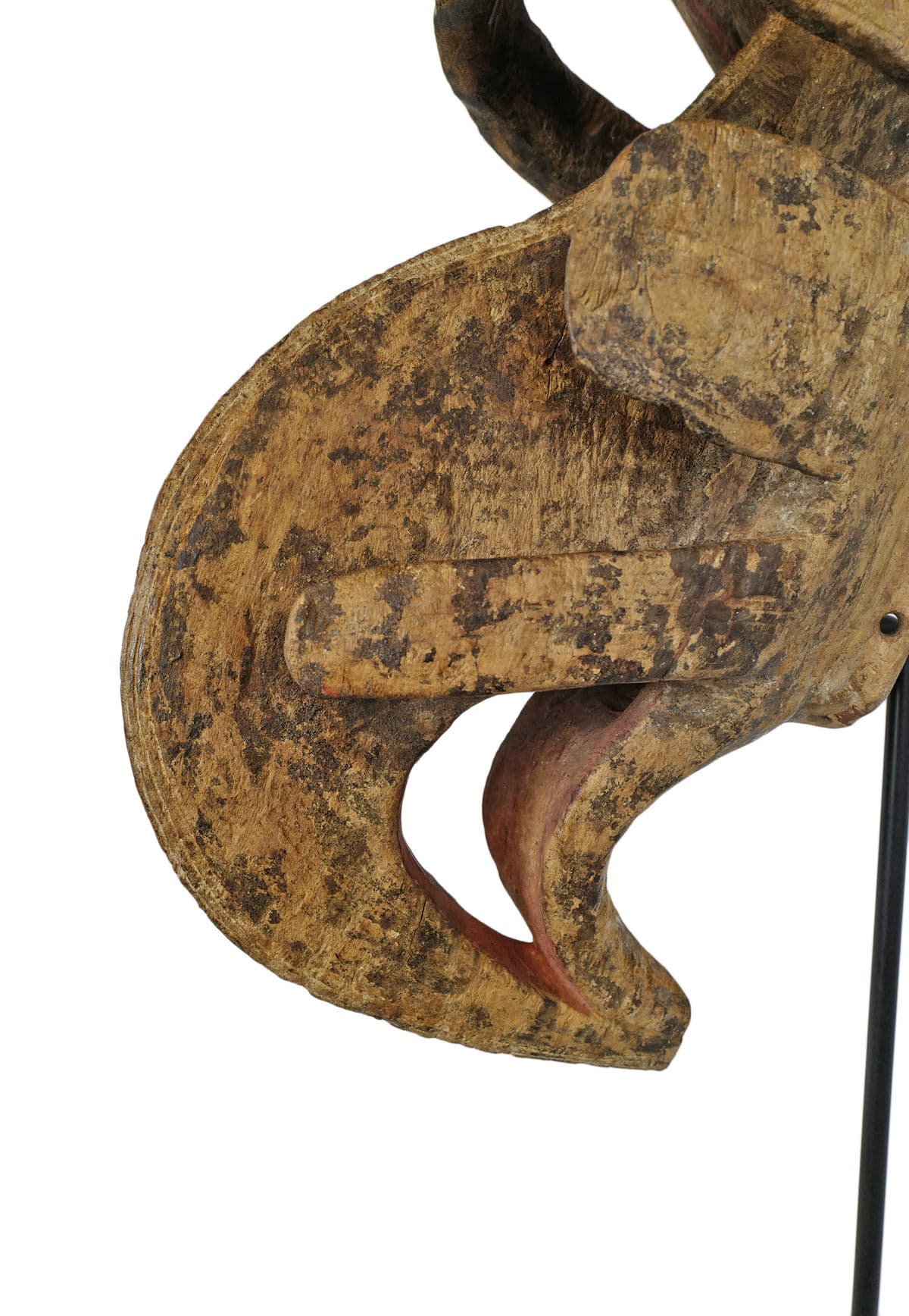 Old Grebo Bird Mask on Stand - Thumbnail 8