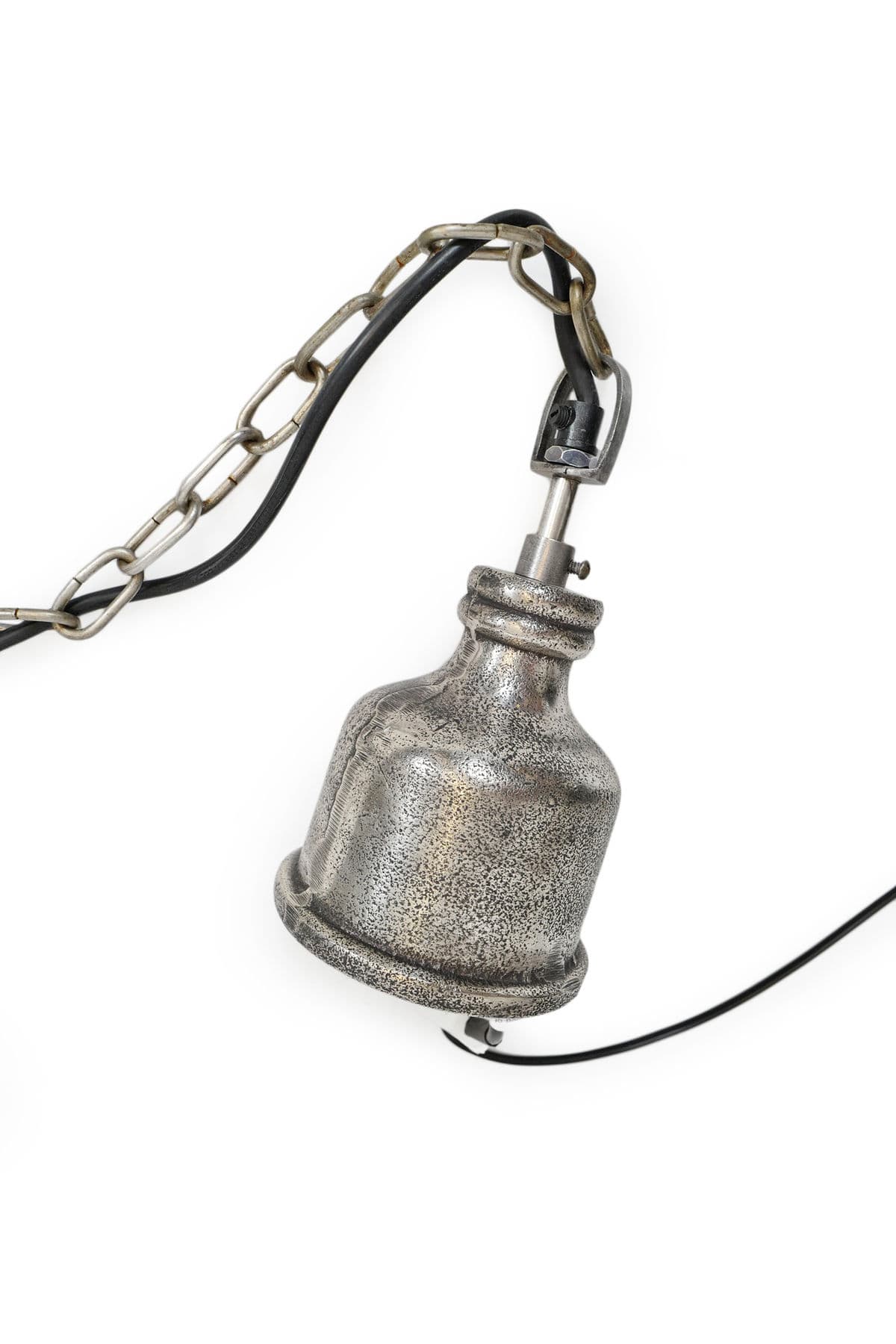 Hammered Nickel Shalet Pendant - Thumbnail 8