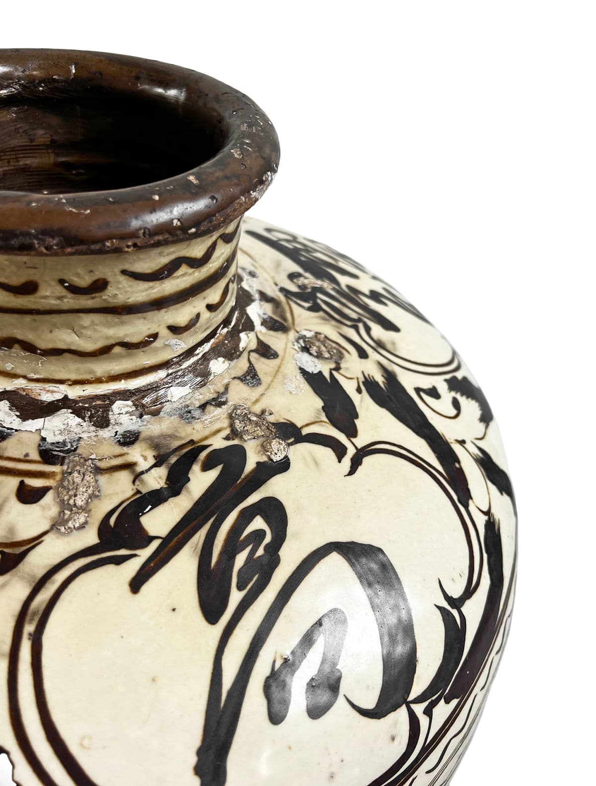 Large Antique Cizhou Pottery - Thumbnail 8