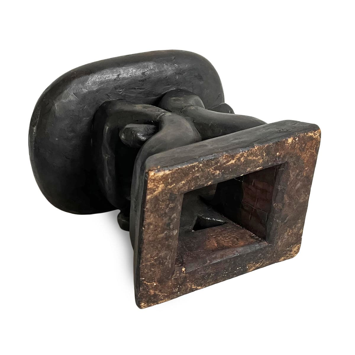 Vintage Bamileke Oval Stool - Thumbnail 8