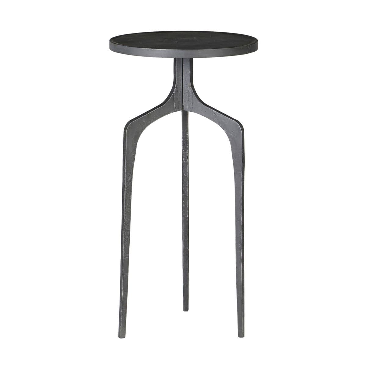Black Steel 3 Leg Accent Table - Thumbnail 8