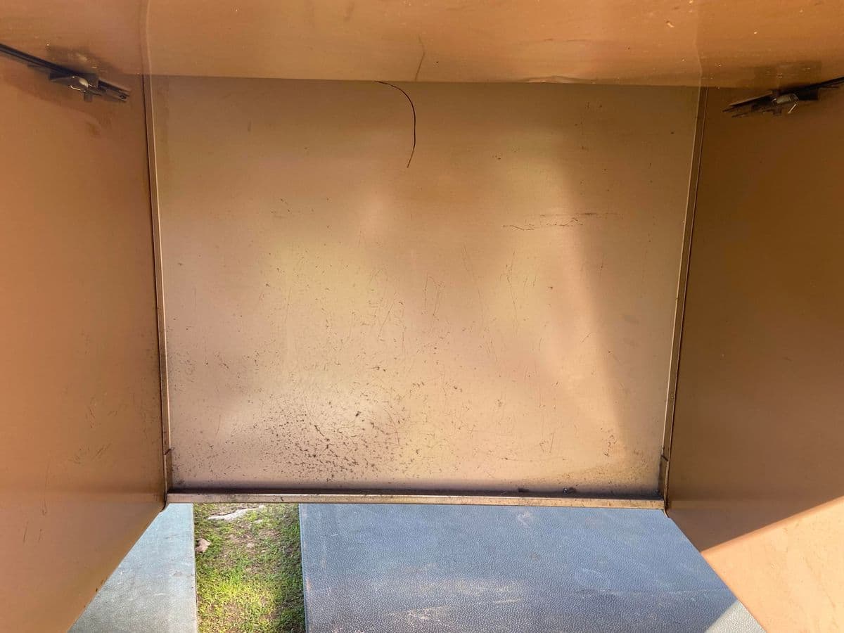 1960s McDowell & Craig Vintage Mid Century Modern Metal Tanker Desk - Thumbnail 8