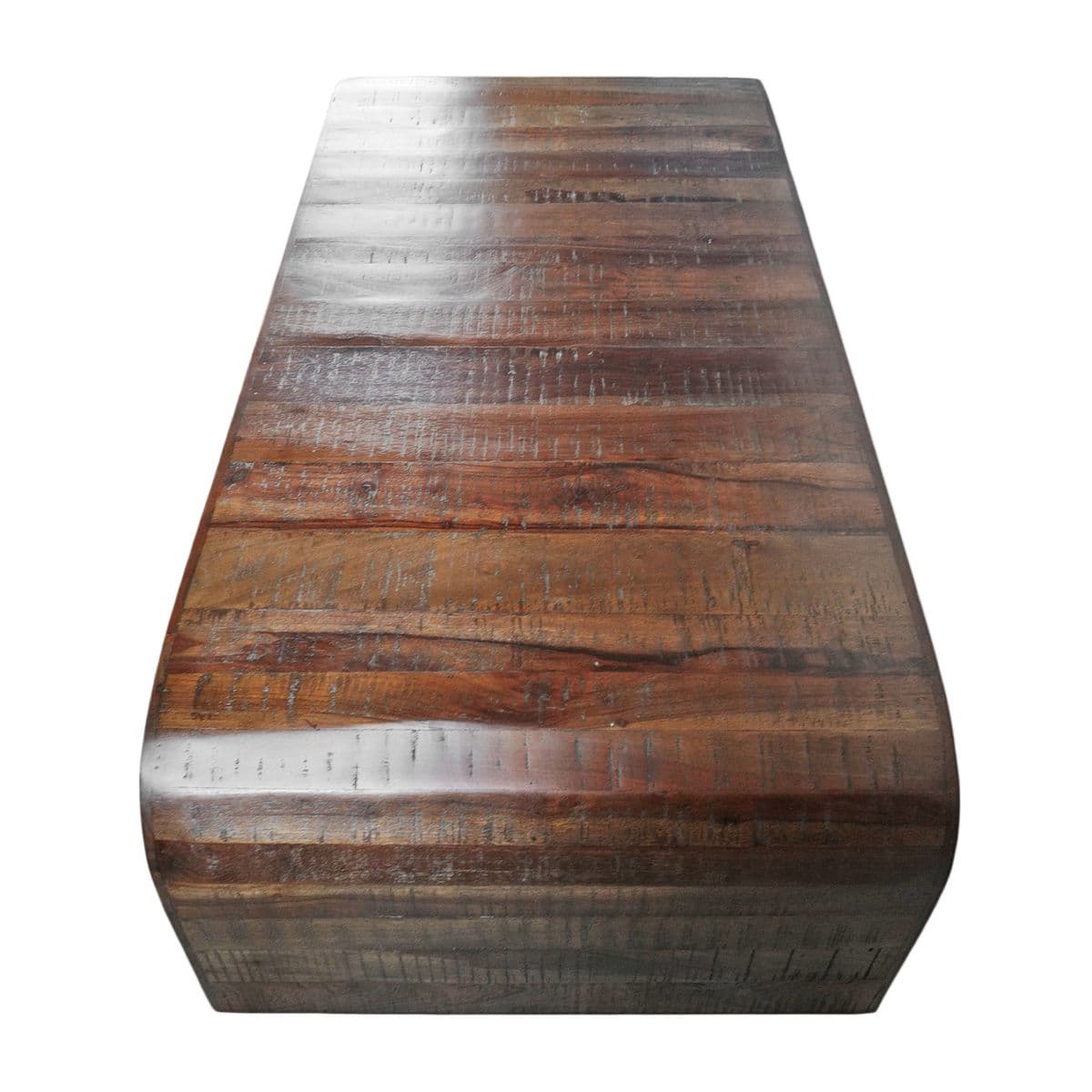 Salvage Wood Waterfall Coffee Table - Thumbnail 8