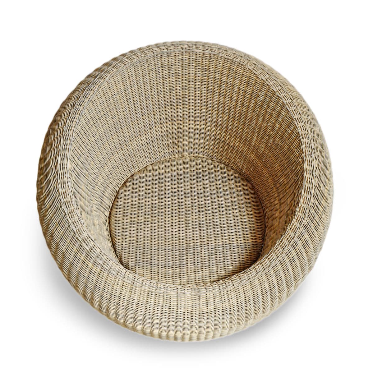 Outdoor Faux Wicker Bubble Chair - Thumbnail 8