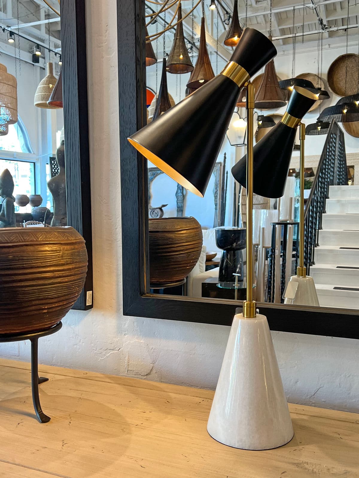 Marble Cone Table Lamp - Thumbnail 8