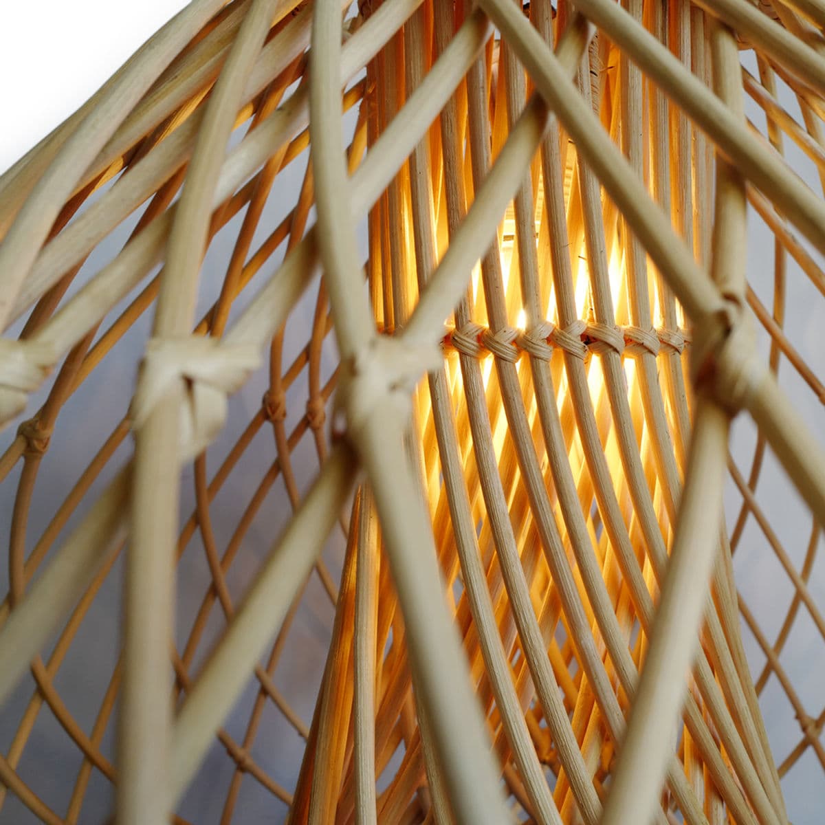 Rattan Java Drop Lantern Large - Thumbnail 8