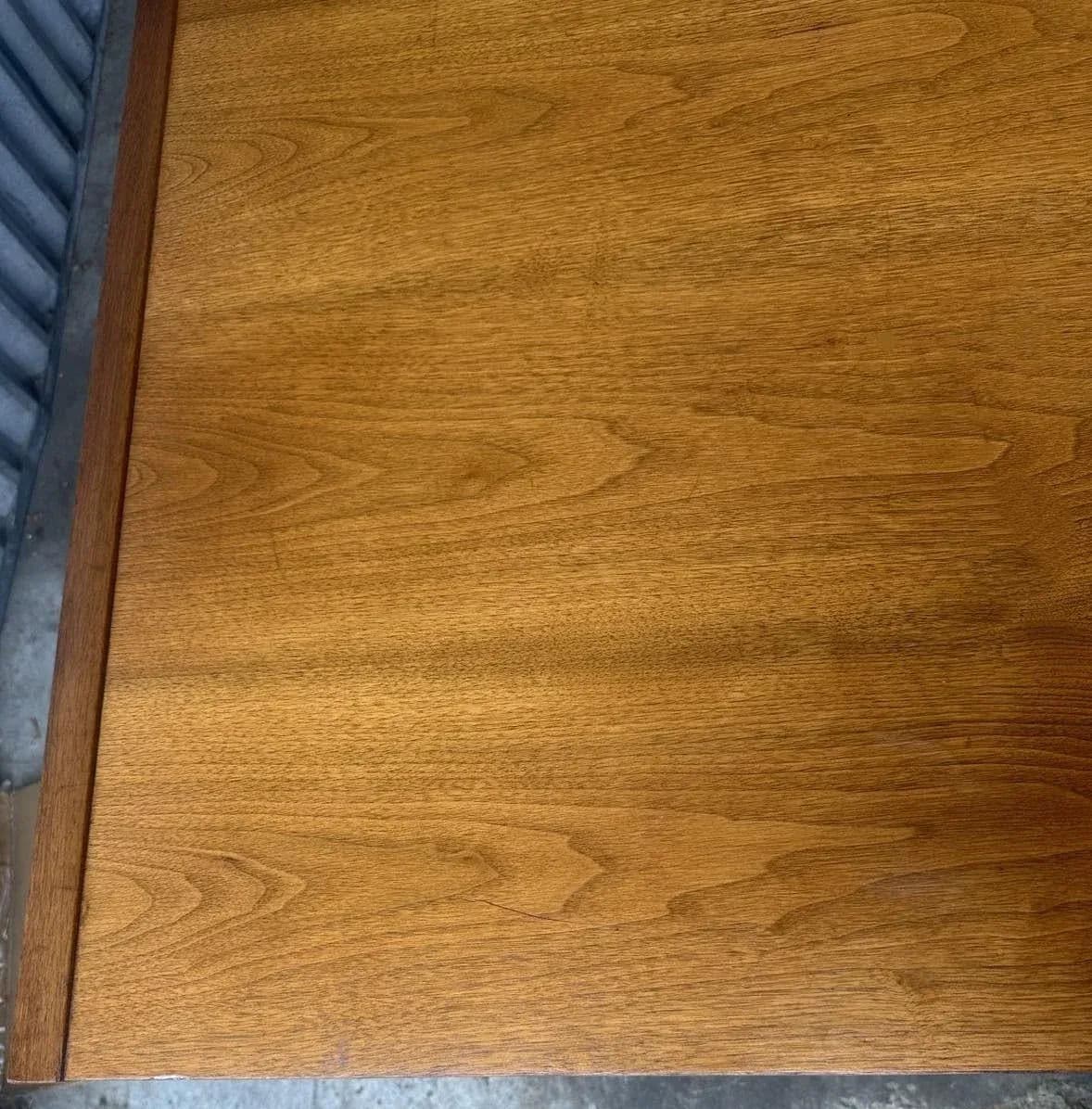 Edward Axel Roffman Walnut Executive Partners Desk - Vintage 1960s - Thumbnail 8