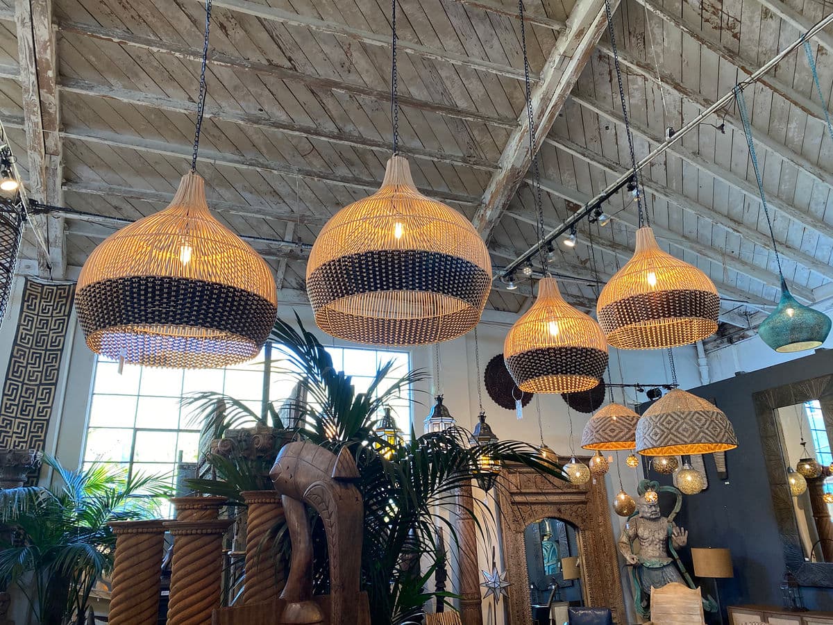 Wicker Tux Gourd Lantern XL - Thumbnail 8