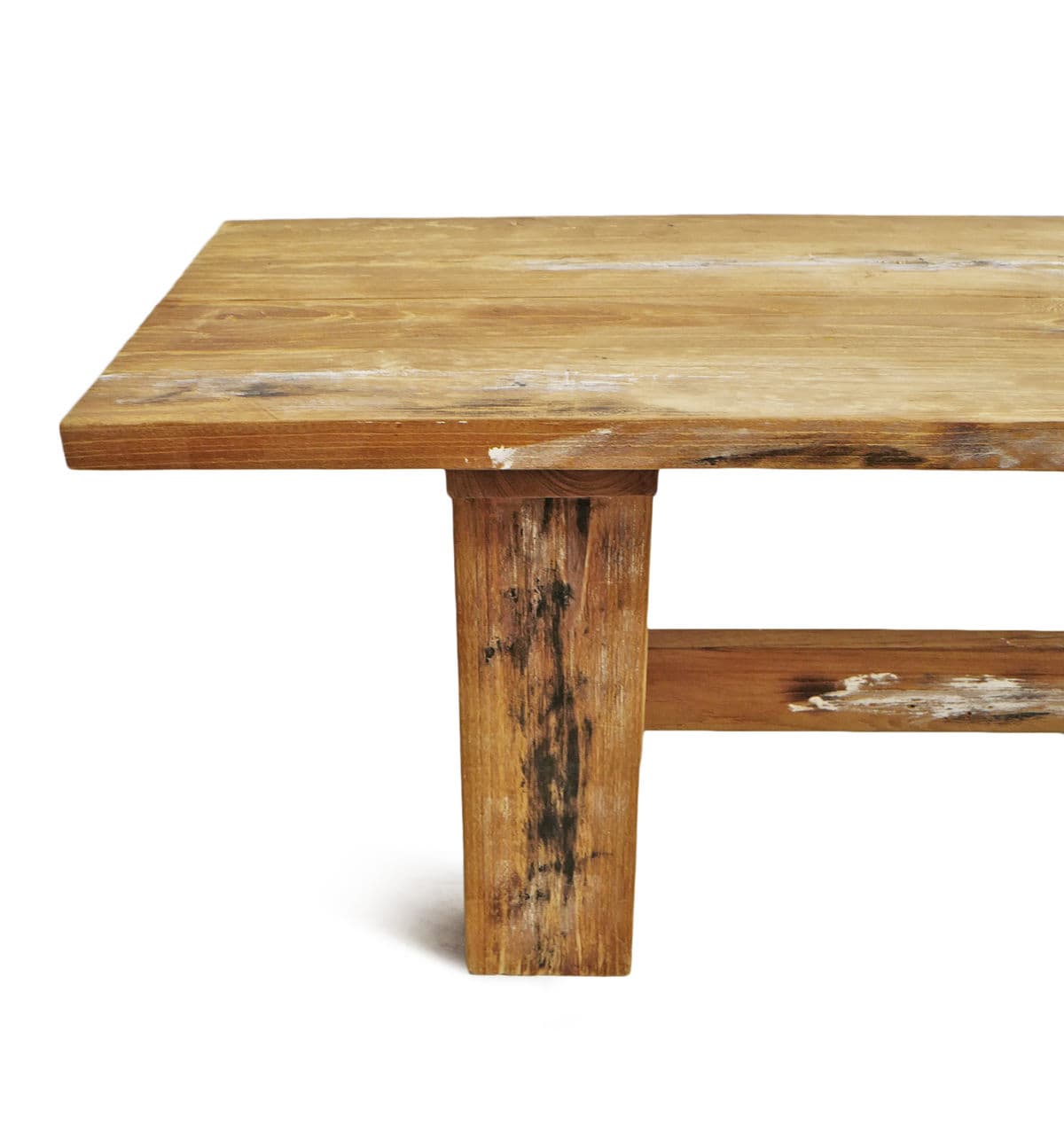 Salvaged Teak Wood Jaxon Bench - Thumbnail 8