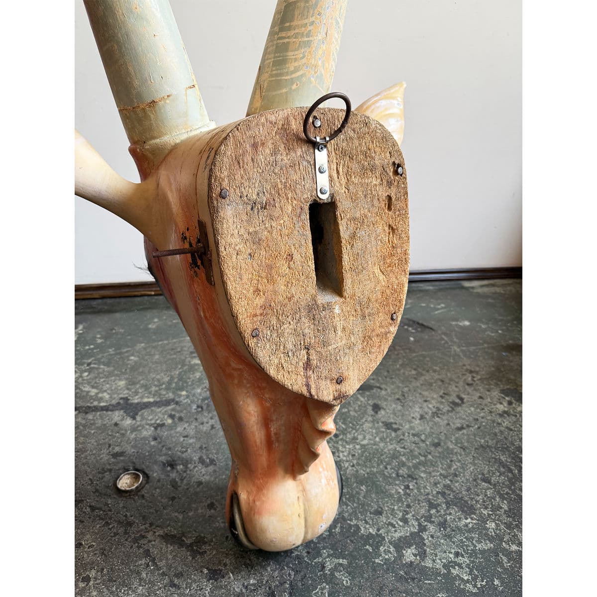 Giant Nandi Wood Bull Head - Thumbnail 8