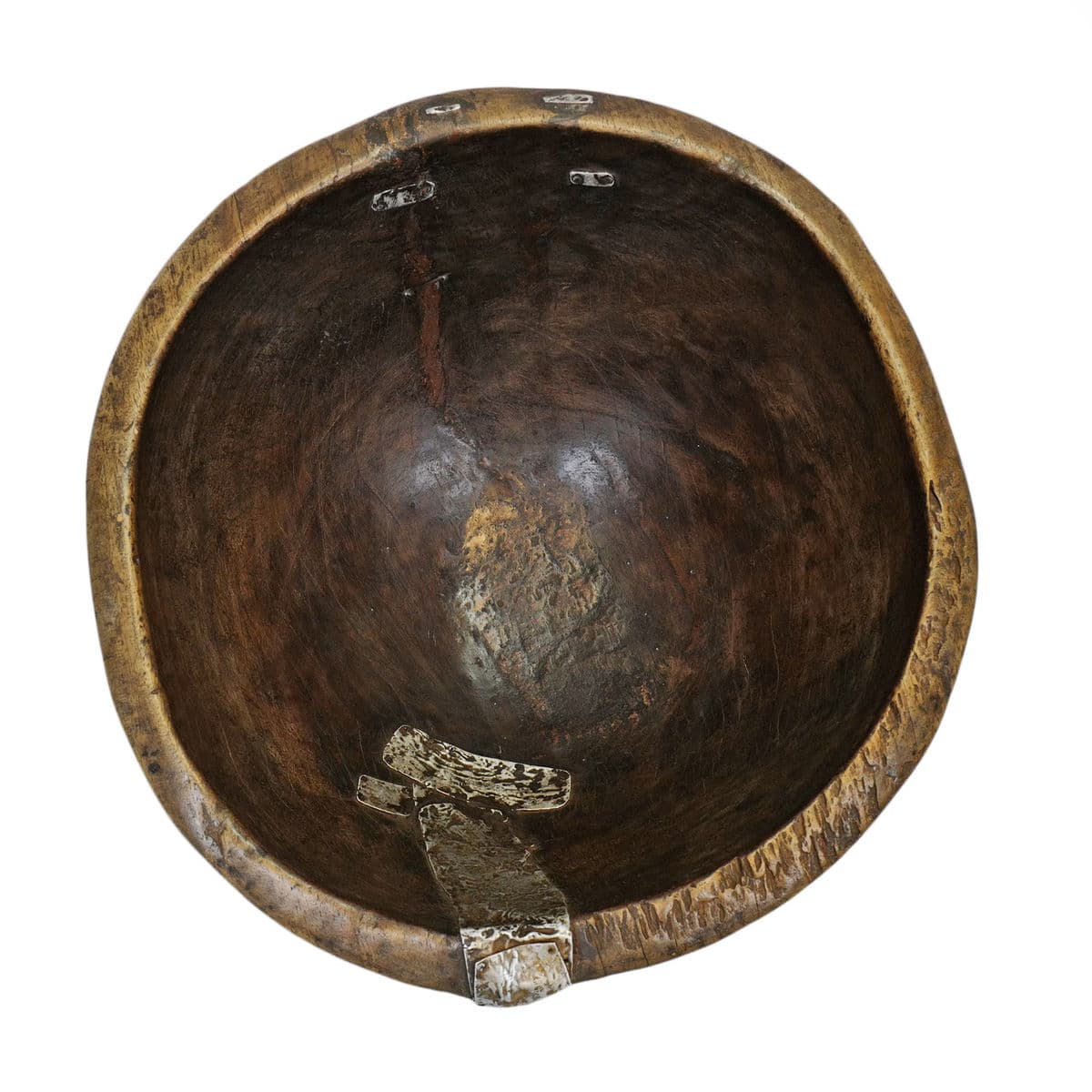 Large Vintage Fulani Wood Bowl - Thumbnail 8