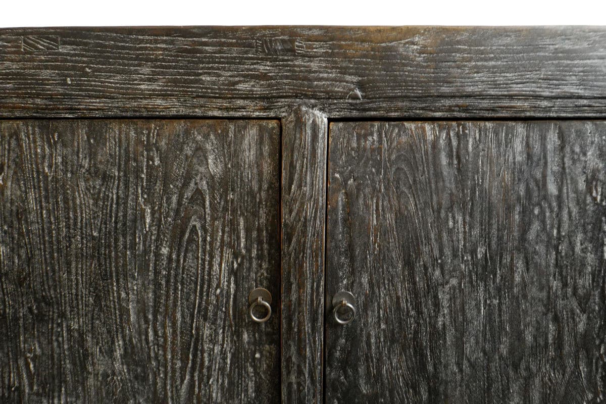 Rustic Modern Blackened Sideboard - Thumbnail 8