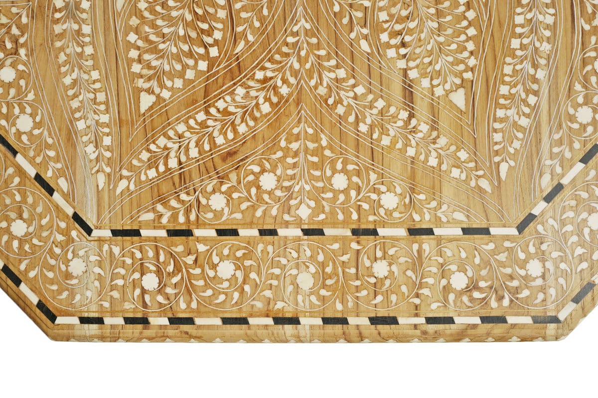 Octagon Inlay Coffee Table - Thumbnail 8