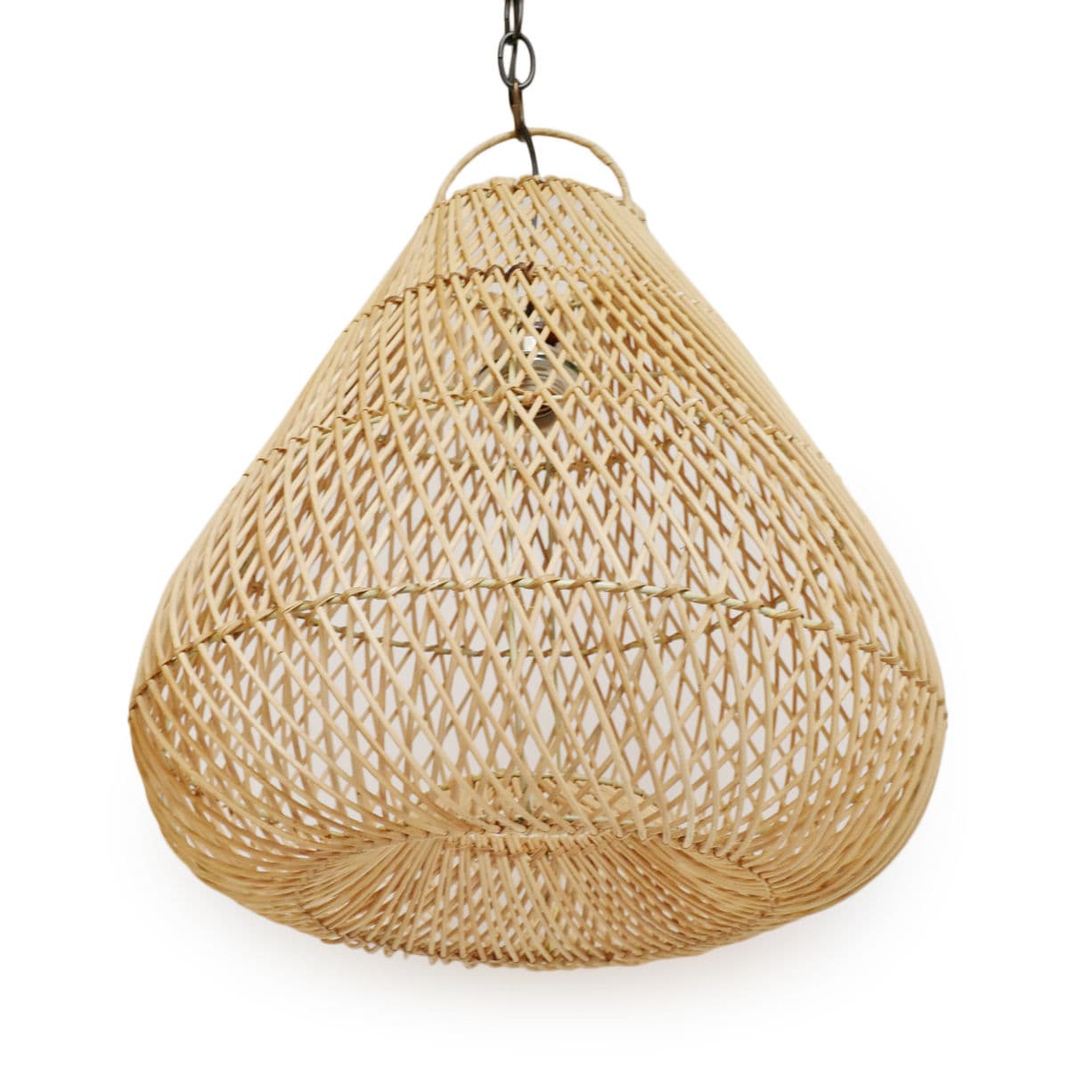 Raw Rattan Batu Drop Lantern Medium - Thumbnail 8