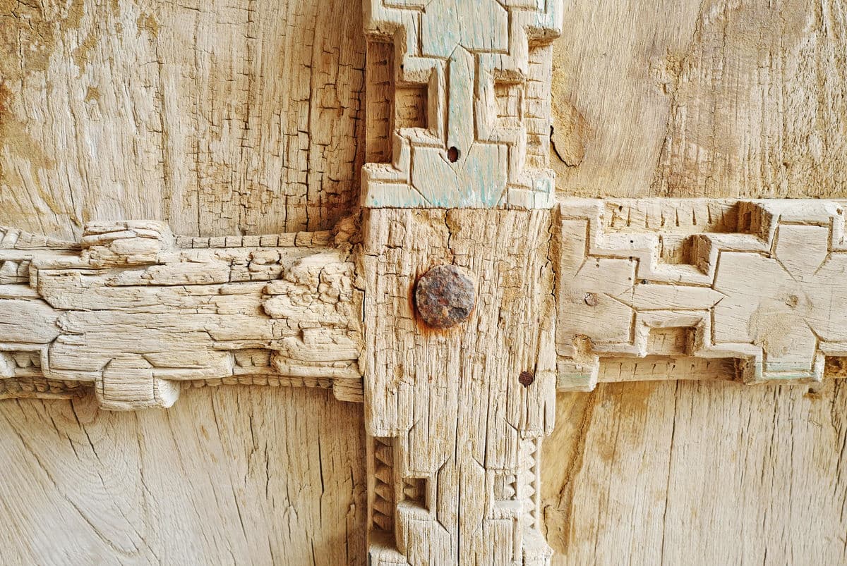 Raw Old Door Cabinet - Thumbnail 8