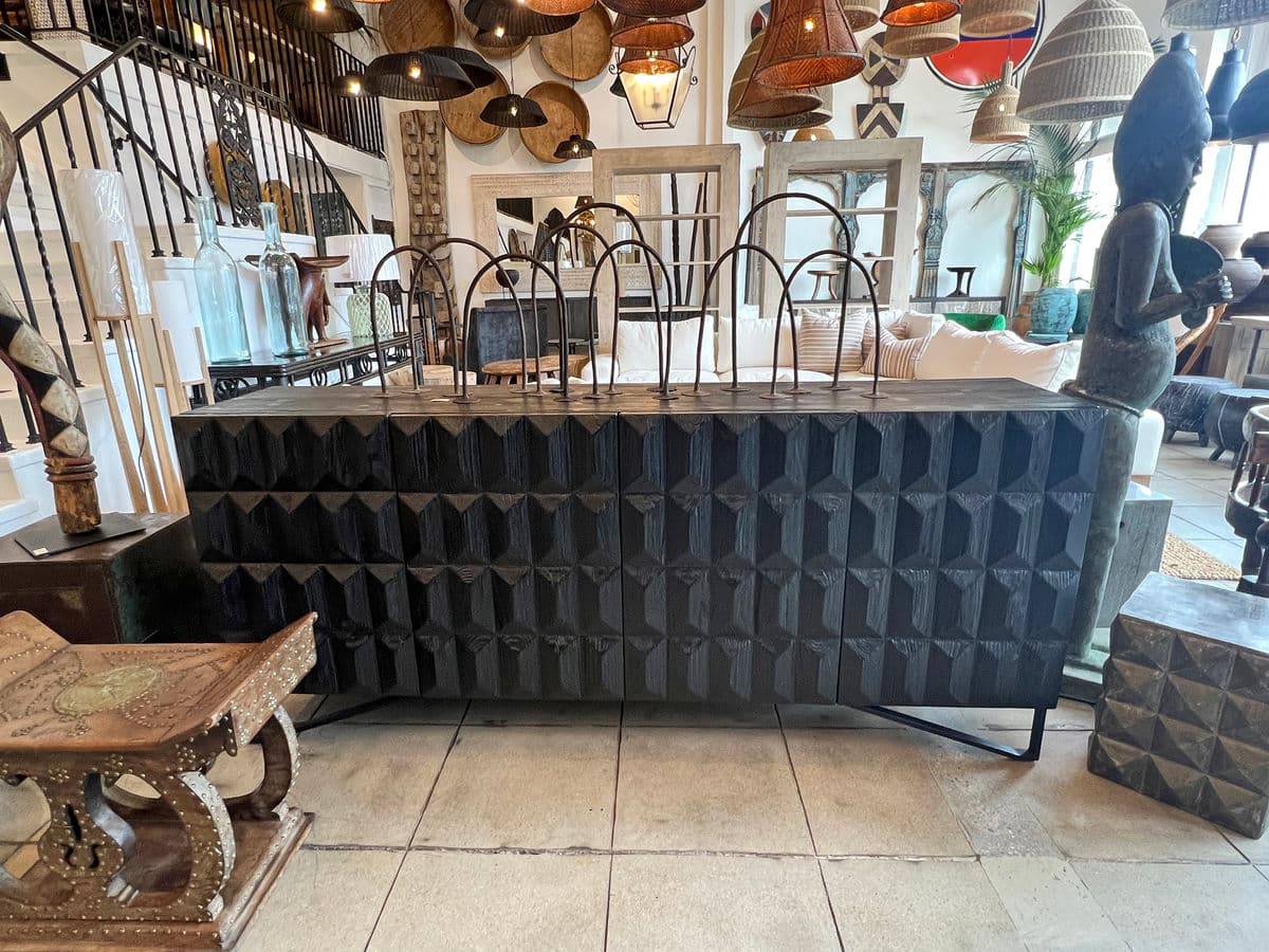 Berlin Black Prism Sideboard - Thumbnail 8