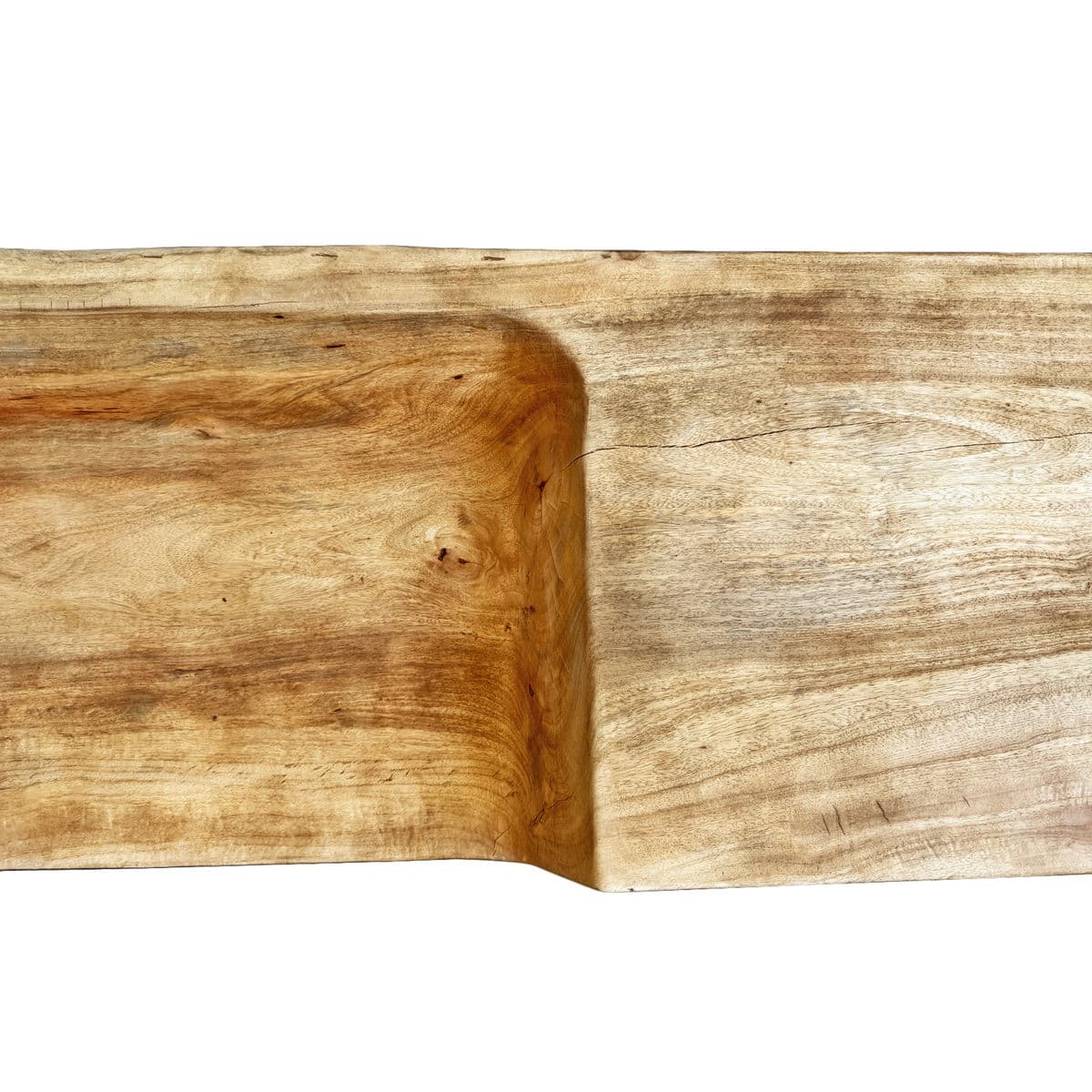 Black & Tan Dono Modern Slab Bench - Thumbnail 8