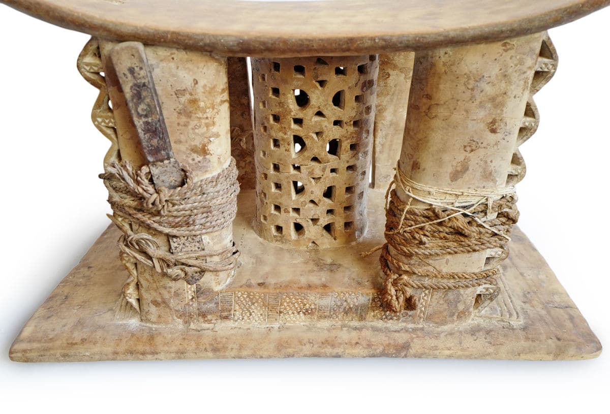 Original Asante Chief Stool - Thumbnail 8