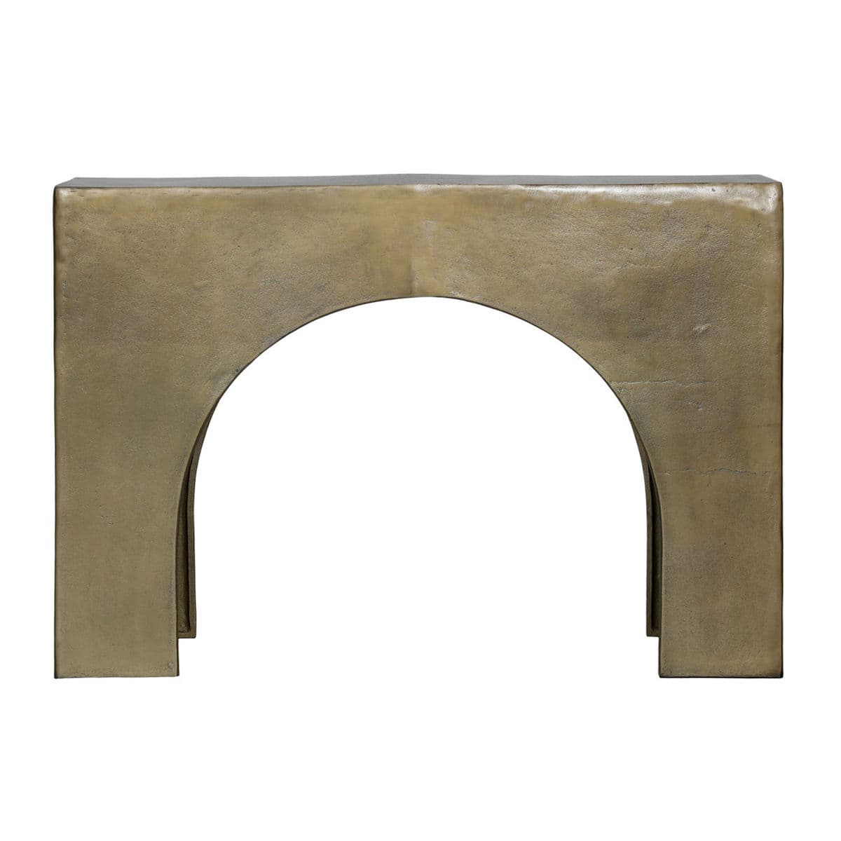 Brass Finish Arch Console Table - Thumbnail 8