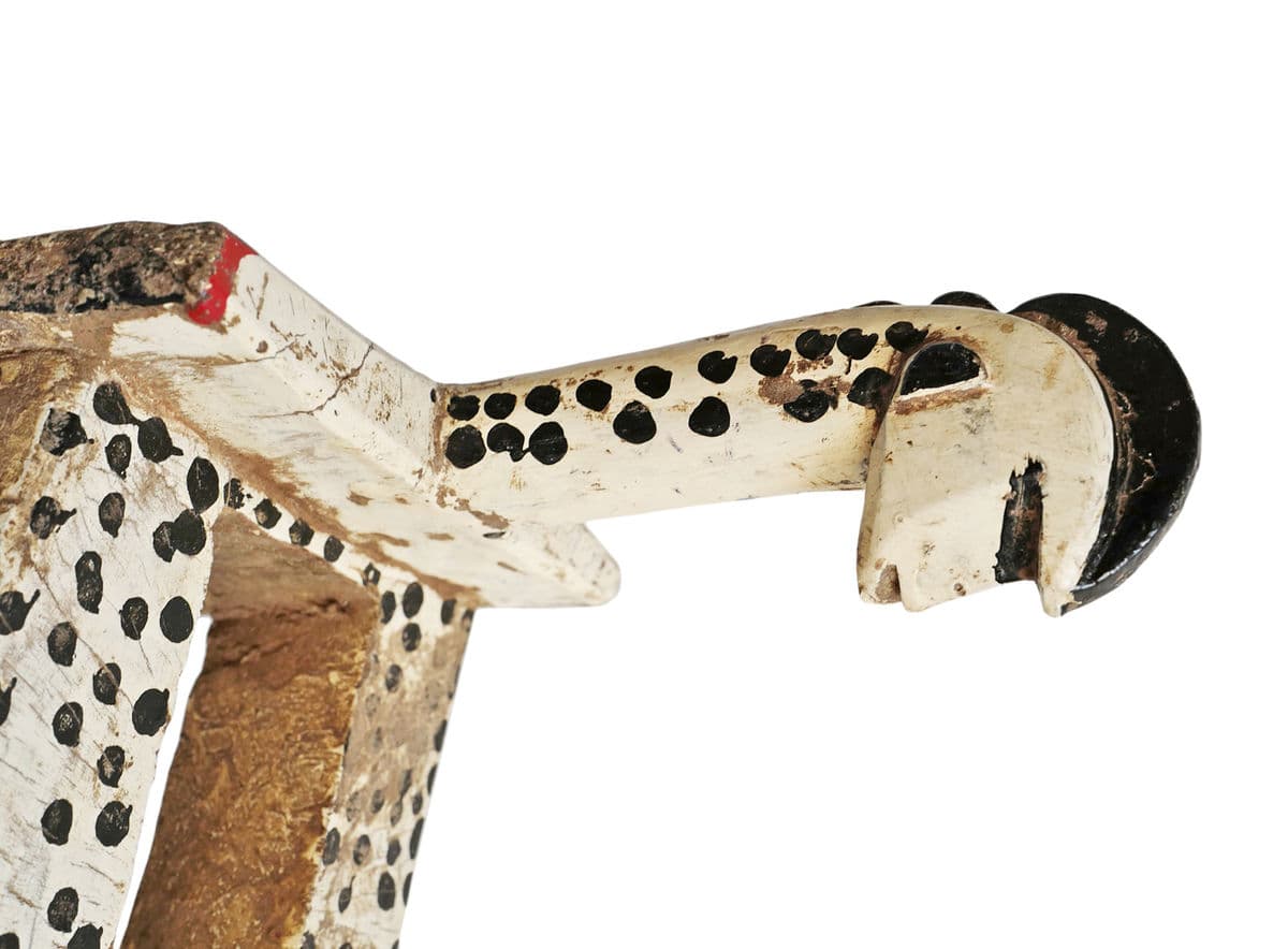 Old Mossi Wood Stool Burkina Faso - Thumbnail 8