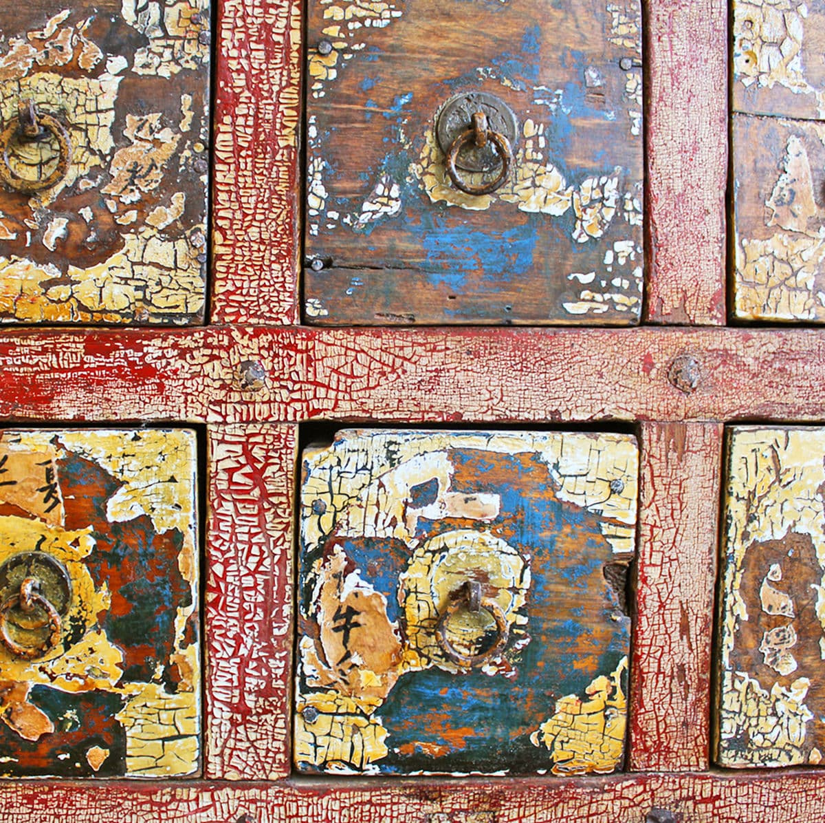 Vintage Painted Apothecary - Thumbnail 8