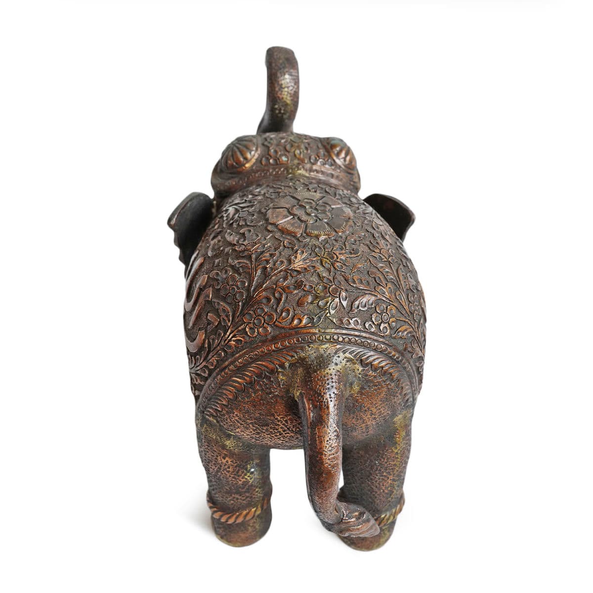 Antique Copper Elephant - Thumbnail 8