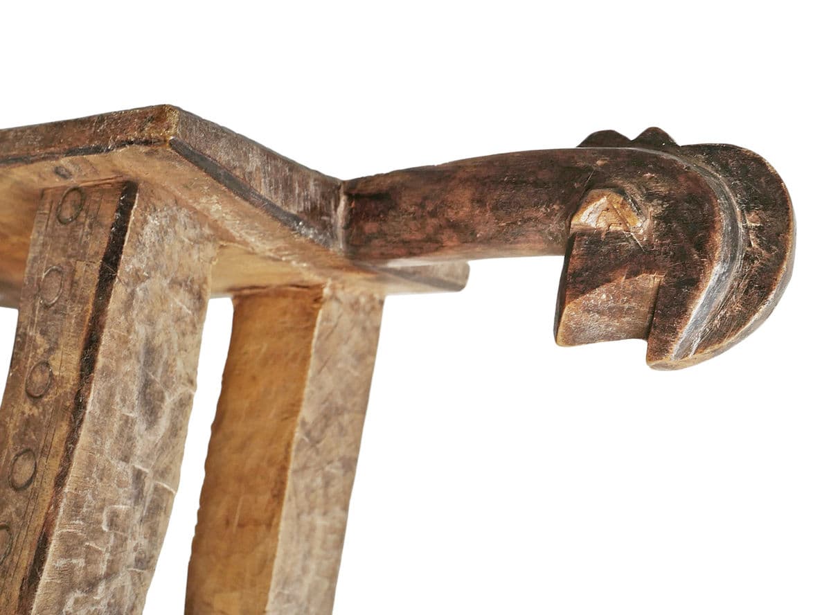 Old Mossi Wood Stool Burkina Faso - Thumbnail 8