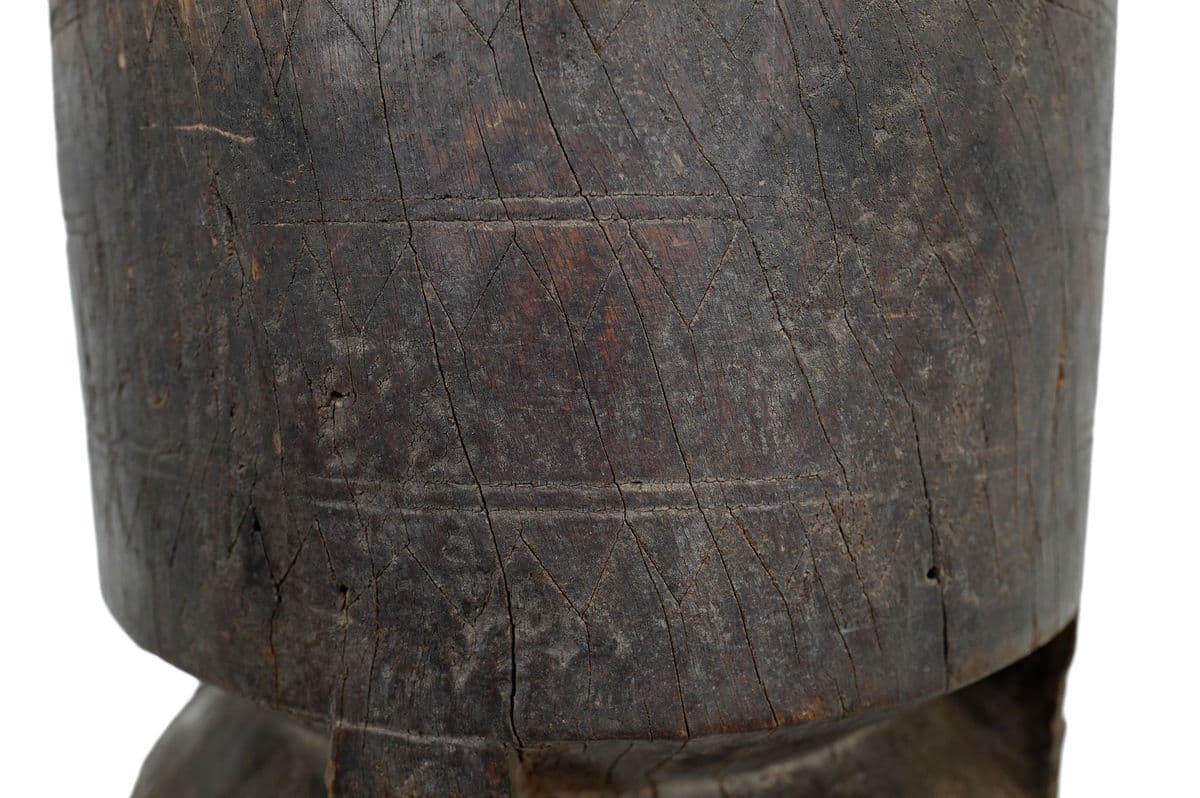 Old India Wood Pestle Pot - Thumbnail 8