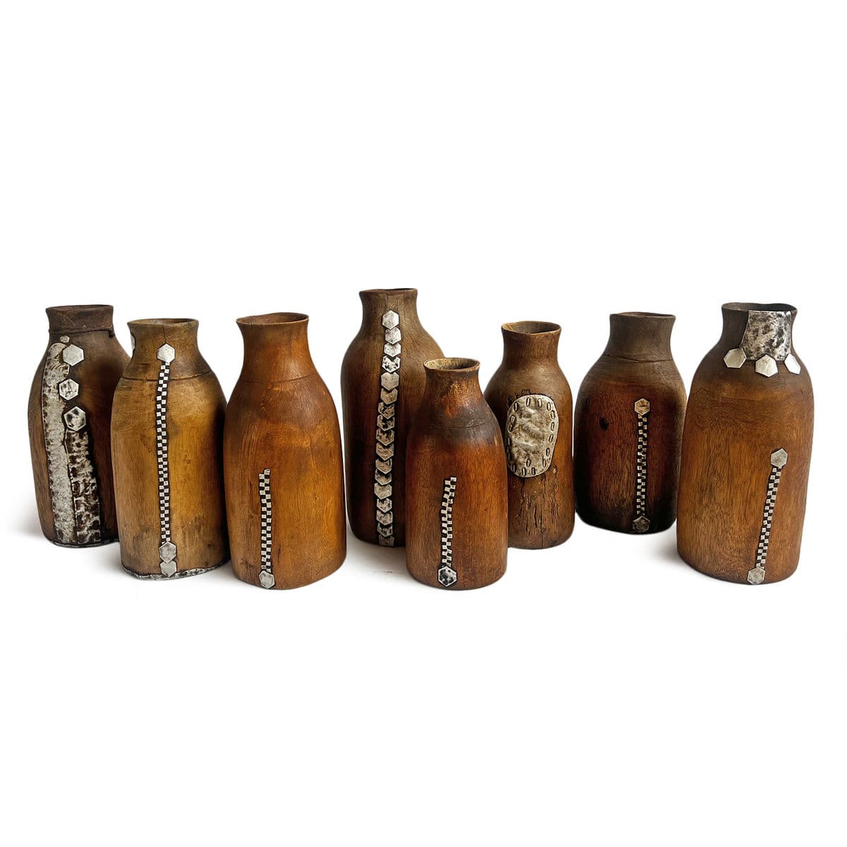 Vintage Tutsi Wood Pot - Thumbnail 8