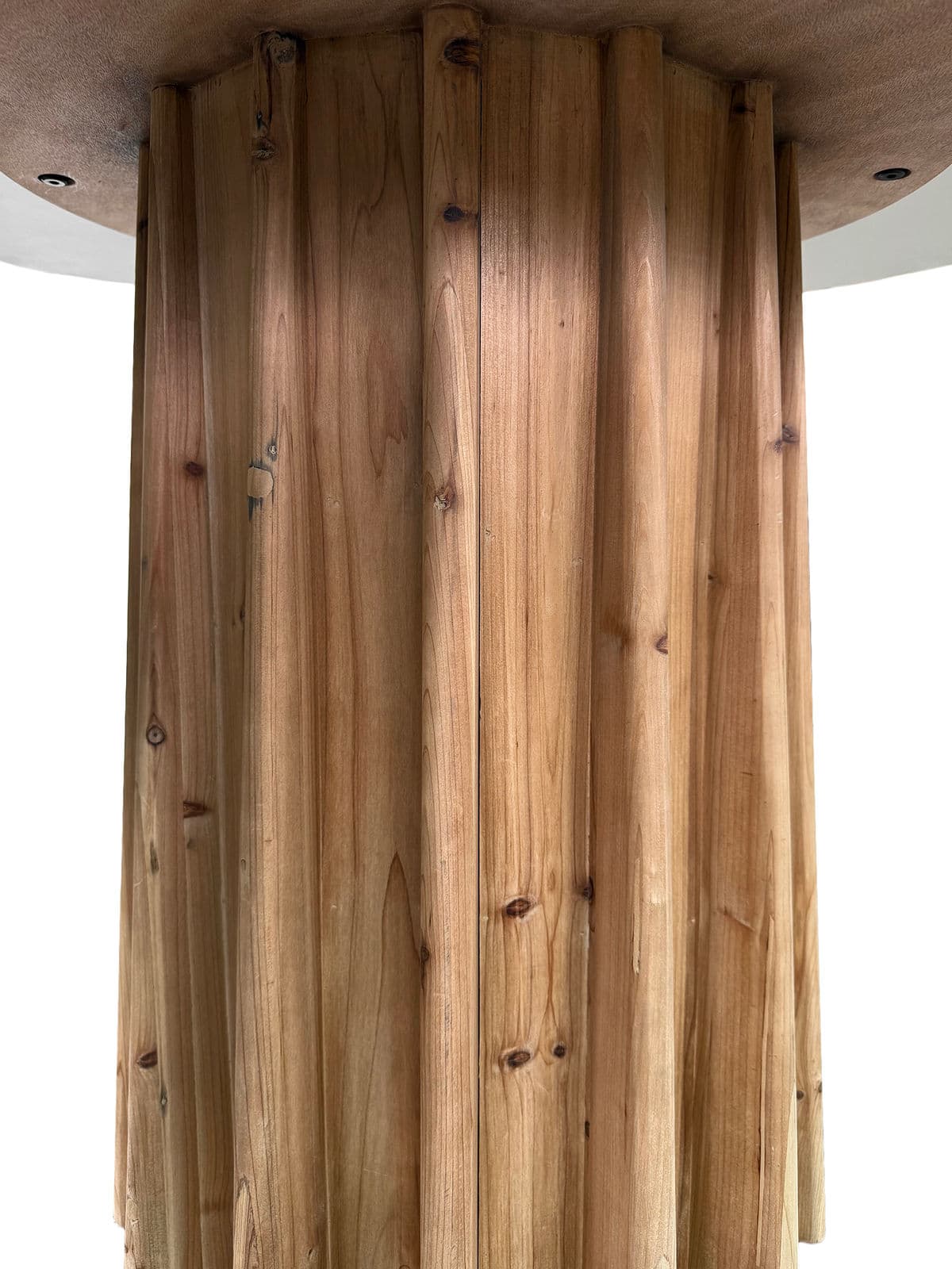 Pine Skirt Round Dining Table - Thumbnail 8