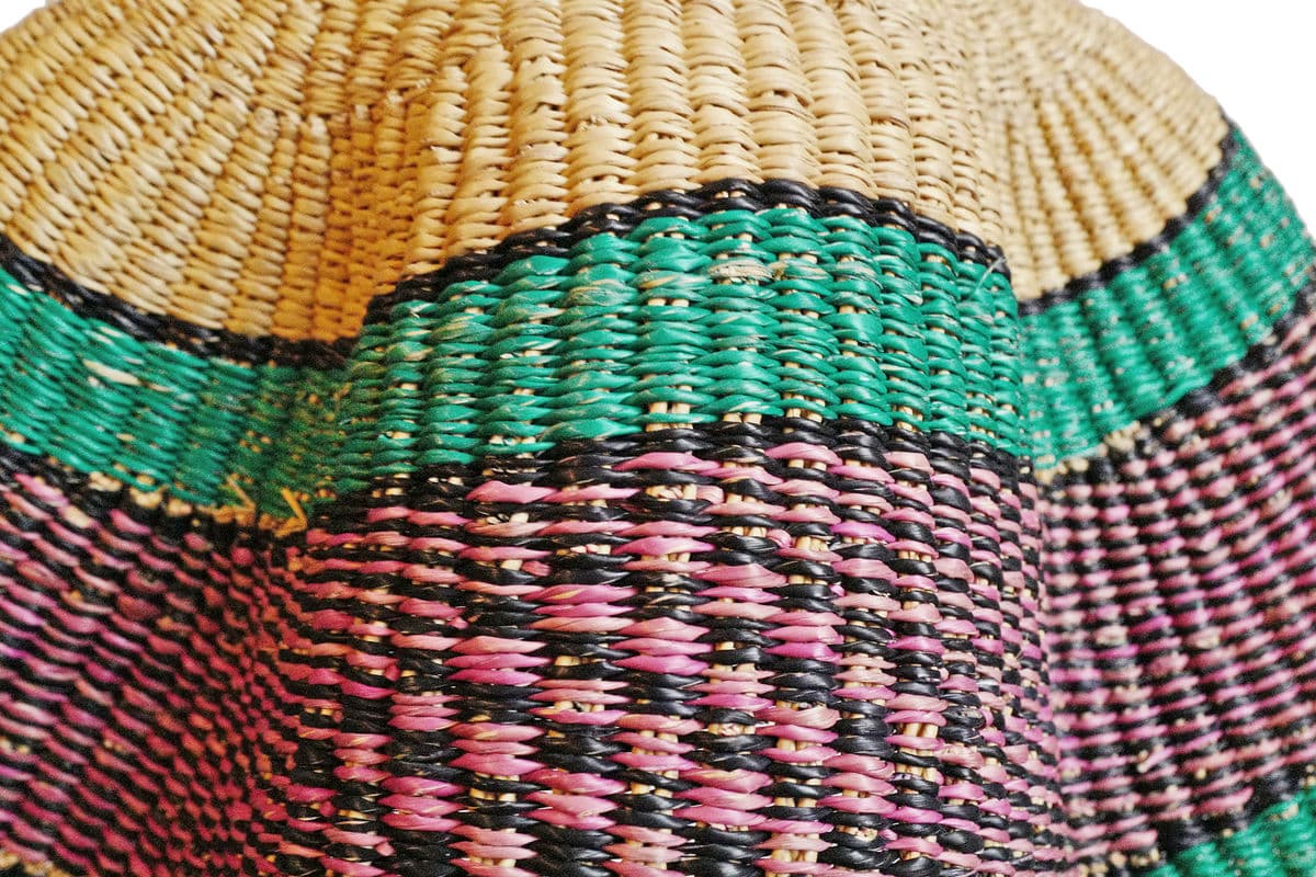 Bolga Wave Basket Light Pendant - Thumbnail 8