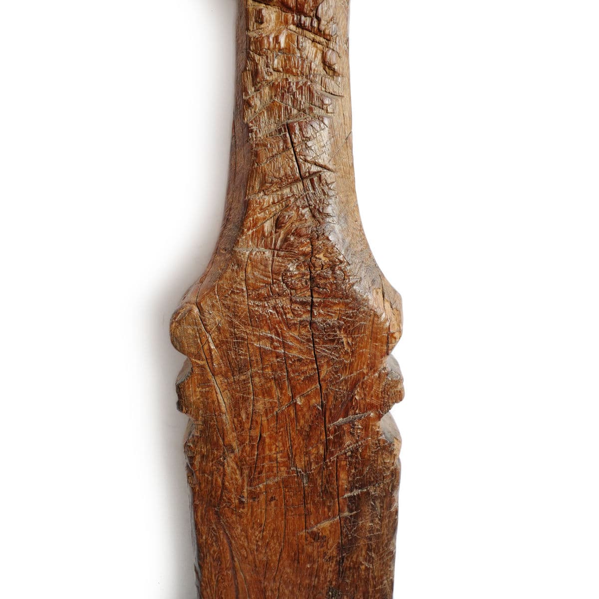 Old Thailand Loom Paddle Post - Thumbnail 8