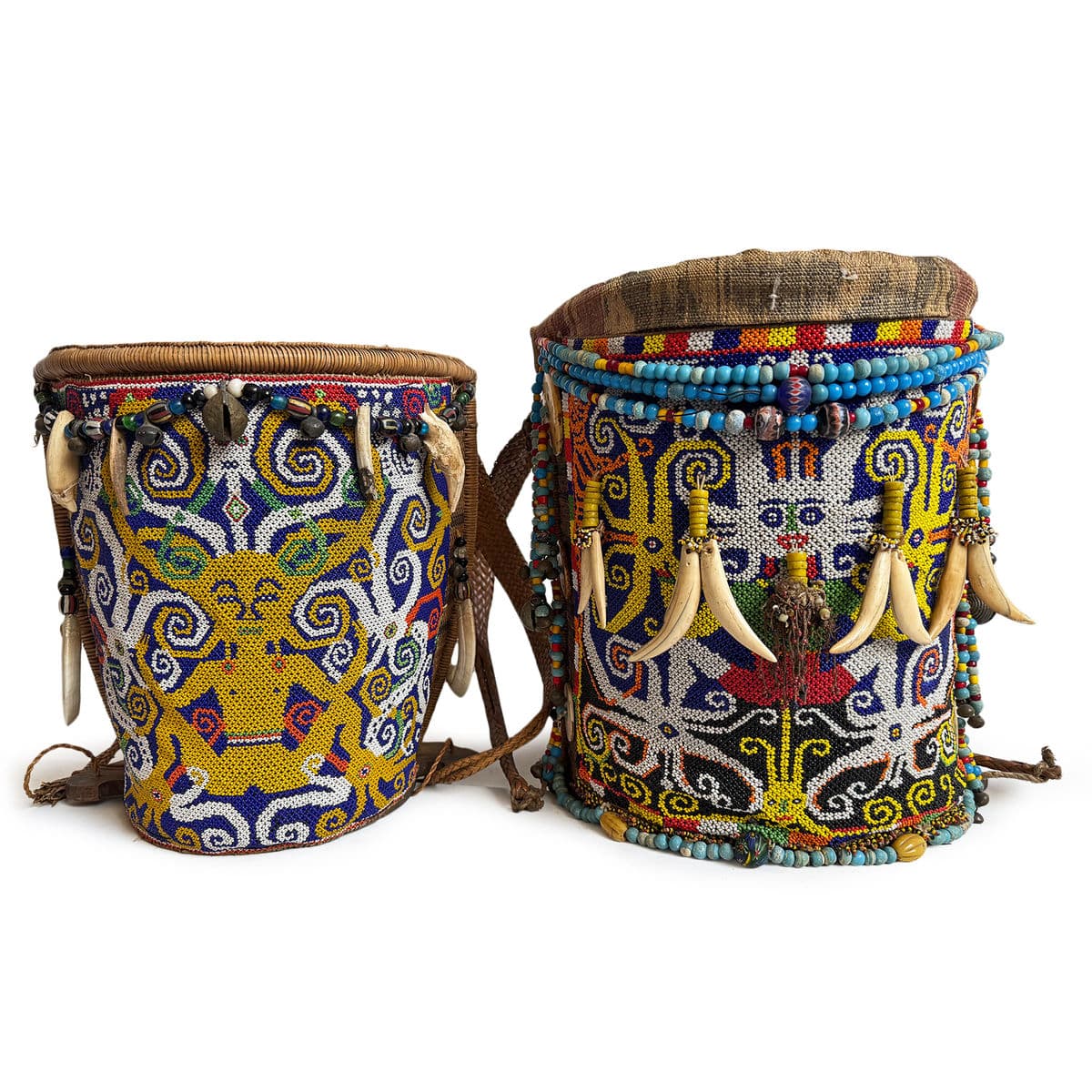 Antique Bahau Dayak Borneo Baby Carrier - Thumbnail 8