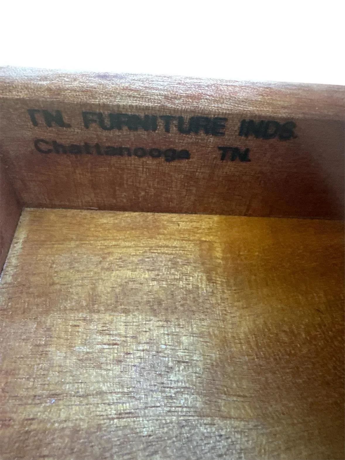 Solid Mahogany Georgian Style Console Server With Pullout Trays - Vintage 1990s - Thumbnail 8