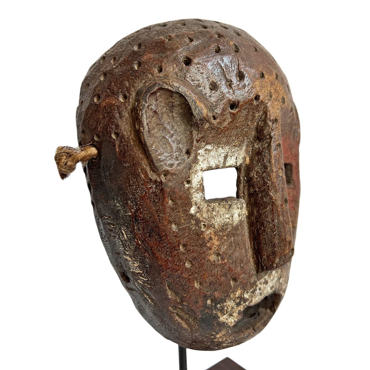 Old Mbaka Leopard Mask on Stand - Thumbnail 8