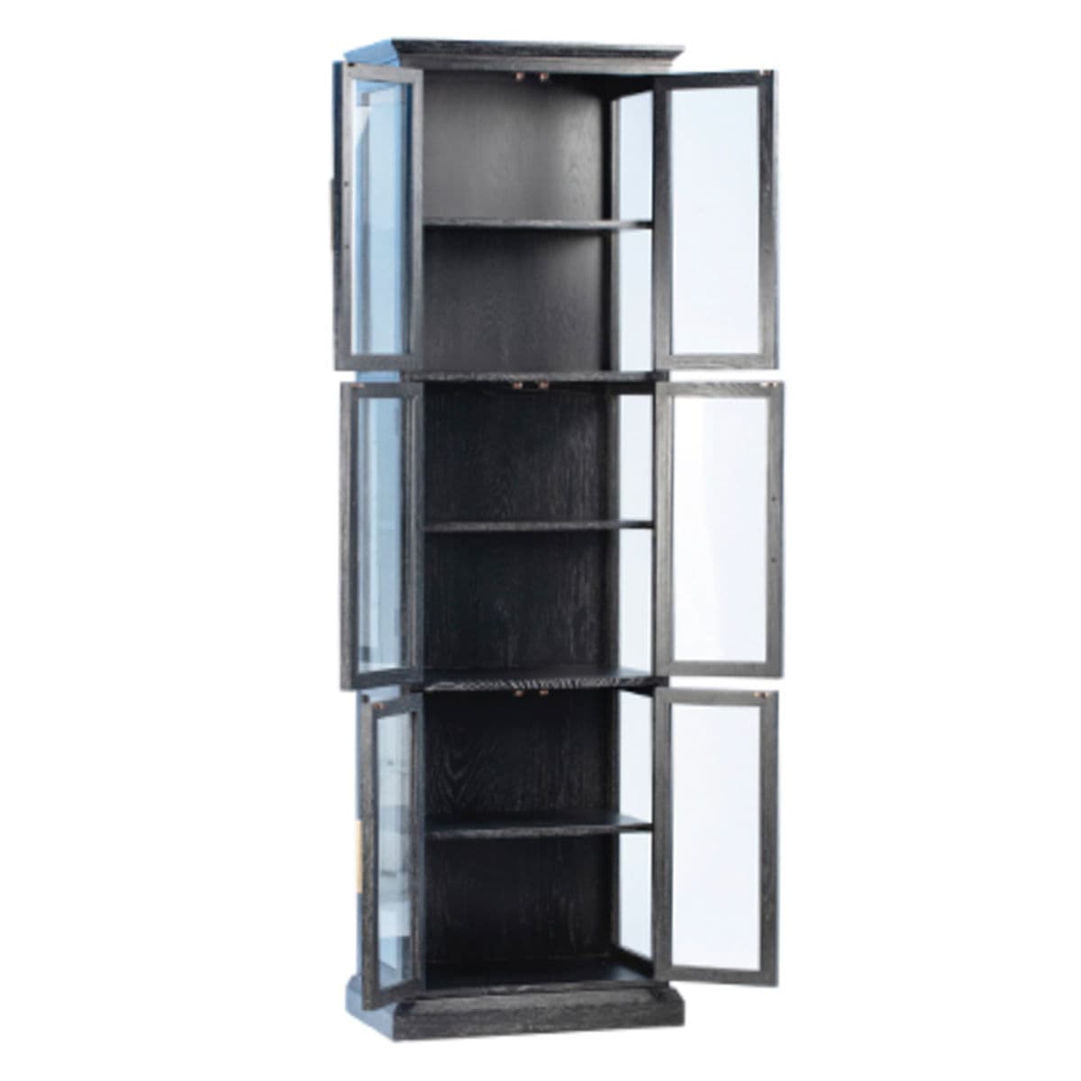 Black & Brass Narrow Display Cabinet - Thumbnail 9