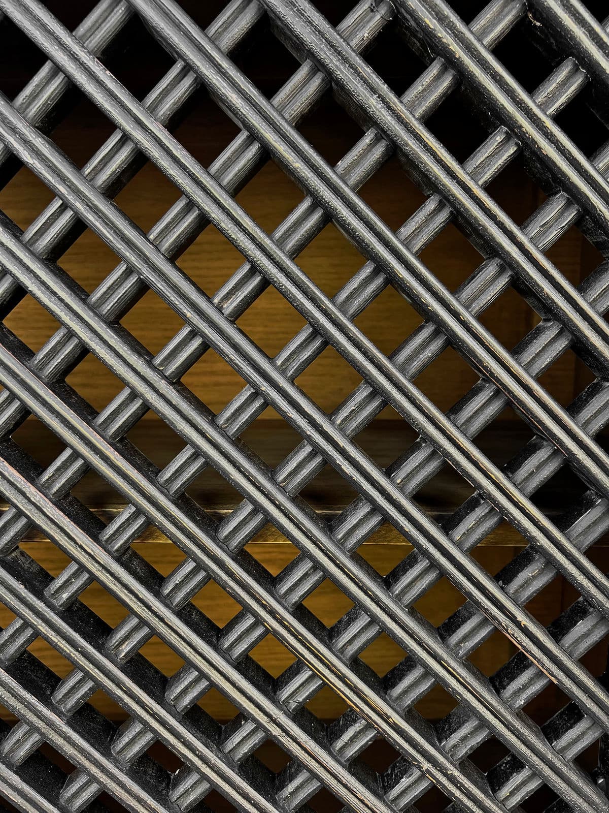 Black Large Lattice 4-Door Sideboard - Thumbnail 9