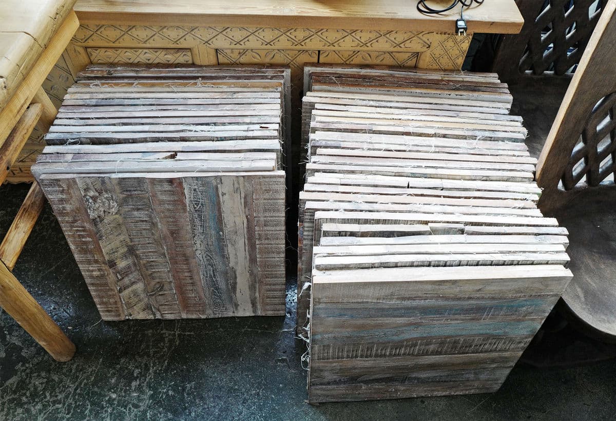 Reclaimed Wood Flooring Tiles - Thumbnail 9