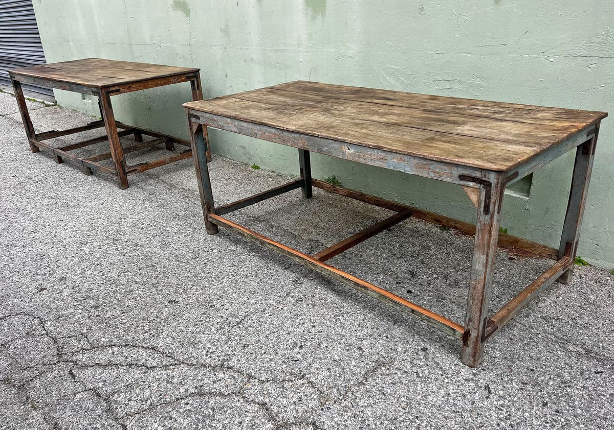 Vintage Farm Work Table - Thumbnail 9